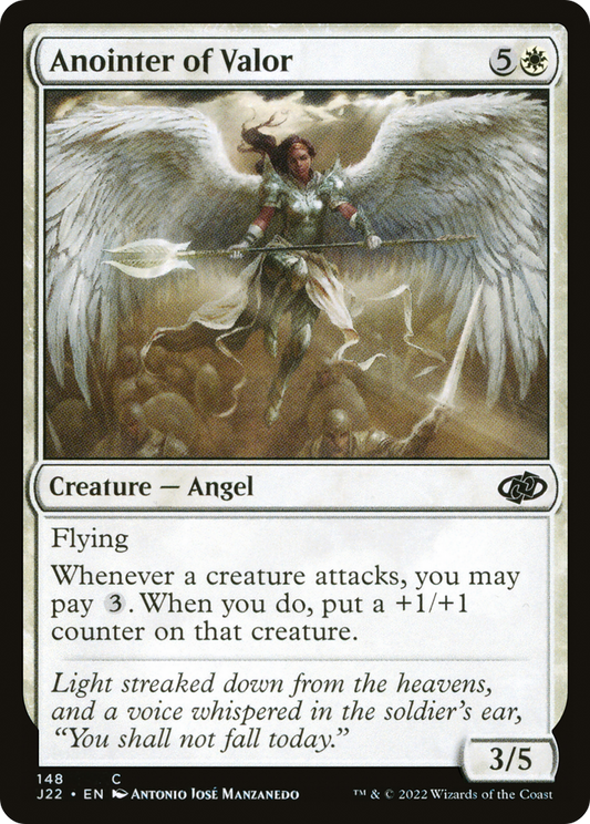Anointer of Valor (J22-148) - Jumpstart 2022 - Premium MTG Single from Wizards of the Coast - Just $0.25! Shop now at Game Crave Tournament Store
