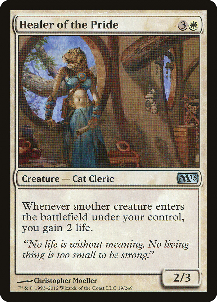 Healer of the Pride (M13-019) - Magic 2013 - Premium MTG Single from Wizards of the Coast - Just $0.08! Shop now at Game Crave Tournament Store