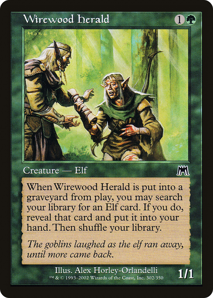 Wirewood Herald (ONS-302) - Onslaught - Premium MTG Single from Wizards of the Coast - Just $0.08! Shop now at Game Crave Tournament Store