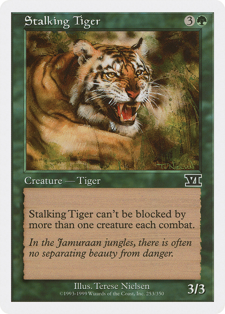 Stalking Tiger (6ED-253) - Classic Sixth Edition - Premium MTG Single from Wizards of the Coast - Just $0.08! Shop now at Game Crave Tournament Store