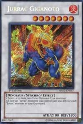 Jurrac Giganoto (HA02-EN057) - Hidden Arsenal 2 Unlimited - Premium Yugioh Single from Konami - Just $1.75! Shop now at Game Crave Tournament Store