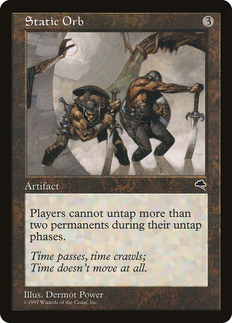 Static Orb (TMP-310) - Tempest - Premium MTG Single from Wizards of the Coast - Just $3.09! Shop now at Game Crave Tournament Store