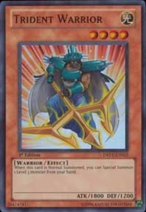 Trident Warrior (DREV-EN015) - Duelist Revolution Unlimited - Premium Yugioh Single from Konami - Just $0.27! Shop now at Game Crave Tournament Store
