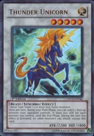 Thunder Unicorn (DREV-EN040) - Duelist Revolution Unlimited - Premium Yugioh Single from Konami - Just $0.73! Shop now at Game Crave Tournament Store