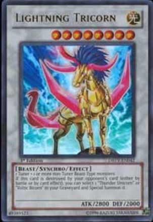 Lightning Tricorn (DREV-EN042) - Duelist Revolution 1st Edition - Premium Yugioh Single from Konami - Just $0.26! Shop now at Game Crave Tournament Store
