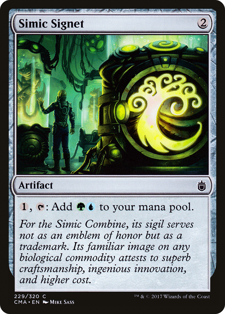 Simic Signet (CMA-229) - Commander Anthology - Premium MTG Single from Wizards of the Coast - Just $0.17! Shop now at Game Crave Tournament Store