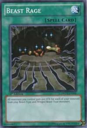 Beast Rage (DREV-EN056) - Duelist Revolution Unlimited - Premium Yugioh Single from Konami - Just $0.25! Shop now at Game Crave Tournament Store