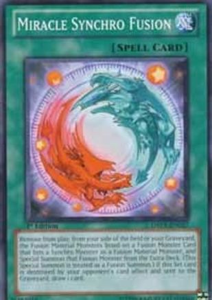 Miracle Synchro Fusion (DREV-EN057) - Duelist Revolution 1st Edition - Premium Yugioh Single from Konami - Just $0.25! Shop now at Game Crave Tournament Store
