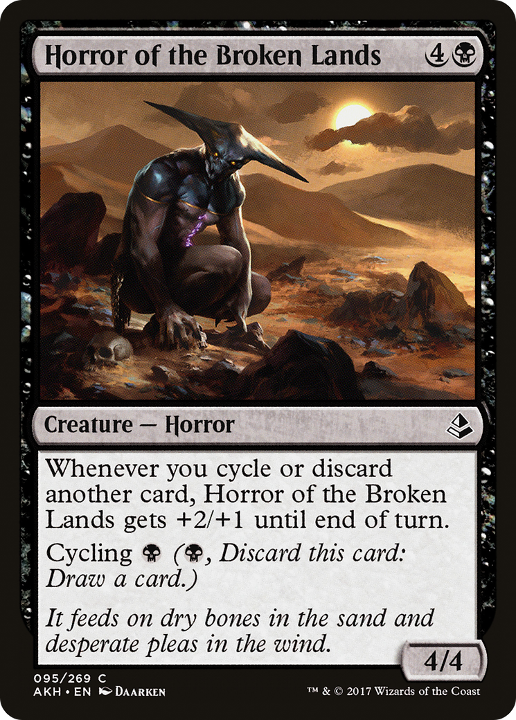 Horror of the Broken Lands (AKH-095) - Amonkhet Foil - Premium MTG Single from Wizards of the Coast - Just $0.22! Shop now at Game Crave Tournament Store