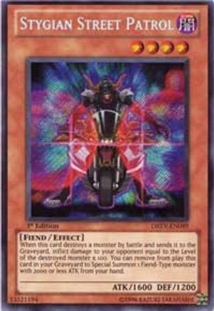 Stygian Street Patrol (DREV-EN099) - Duelist Revolution 1st Edition - Premium Yugioh Single from Konami - Just $17.99! Shop now at Game Crave Tournament Store