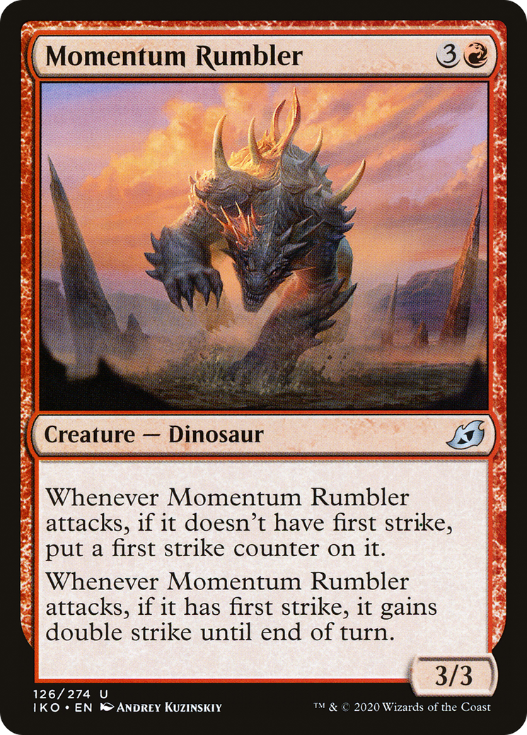 Momentum Rumbler (IKO-126) - Ikoria: Lair of Behemoths - Premium MTG Single from Wizards of the Coast - Just $0.08! Shop now at Game Crave Tournament Store