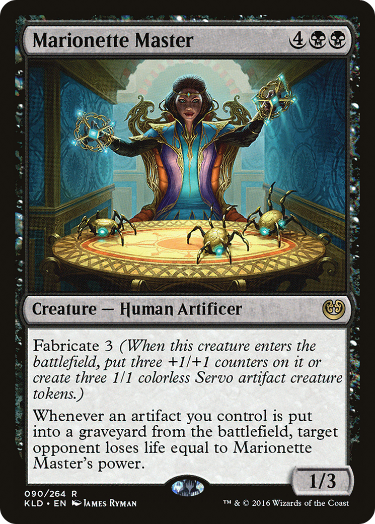 Marionette Master (KLD-090) - Kaladesh Foil - Premium MTG Single from Wizards of the Coast - Just $1.22! Shop now at Game Crave Tournament Store