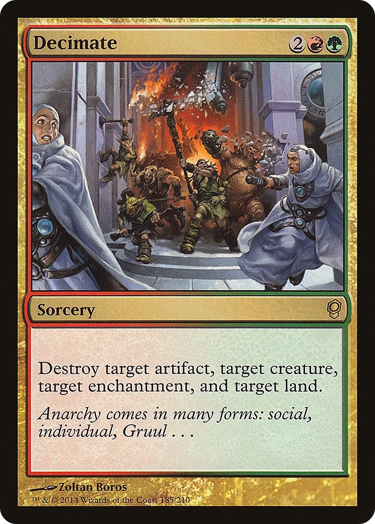 Decimate (CNS-185) - Conspiracy - Premium MTG Single from Wizards of the Coast - Just $0.09! Shop now at Game Crave Tournament Store
