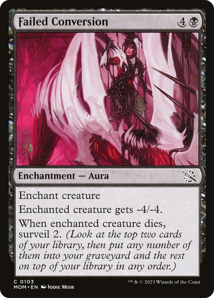 Failed Conversion (MOM-103) - March of the Machine - Premium MTG Single from Wizards of the Coast - Just $0.08! Shop now at Game Crave Tournament Store