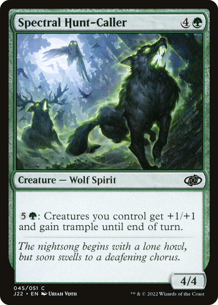 Spectral Hunt-Caller (J22-045) - Jumpstart 2022 - Premium MTG Single from Wizards of the Coast - Just $0.08! Shop now at Game Crave Tournament Store