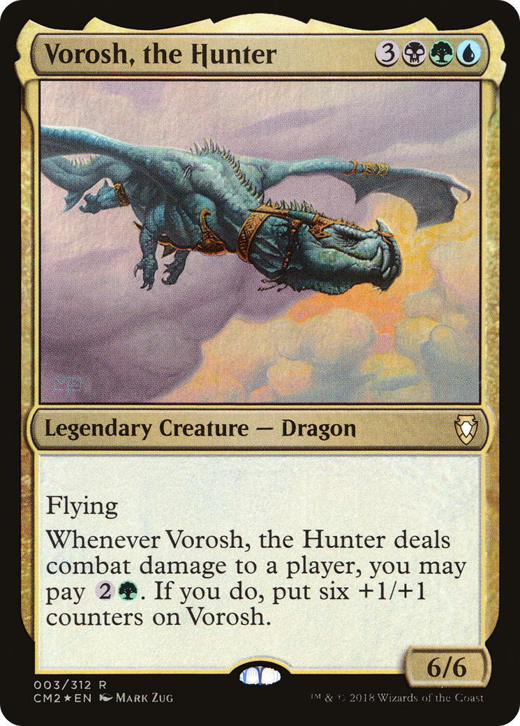 Vorosh, the Hunter (CM2-003) - Commander Anthology Volume II Foil - Premium MTG Single from Wizards of the Coast - Just $0.22! Shop now at Game Crave Tournament Store