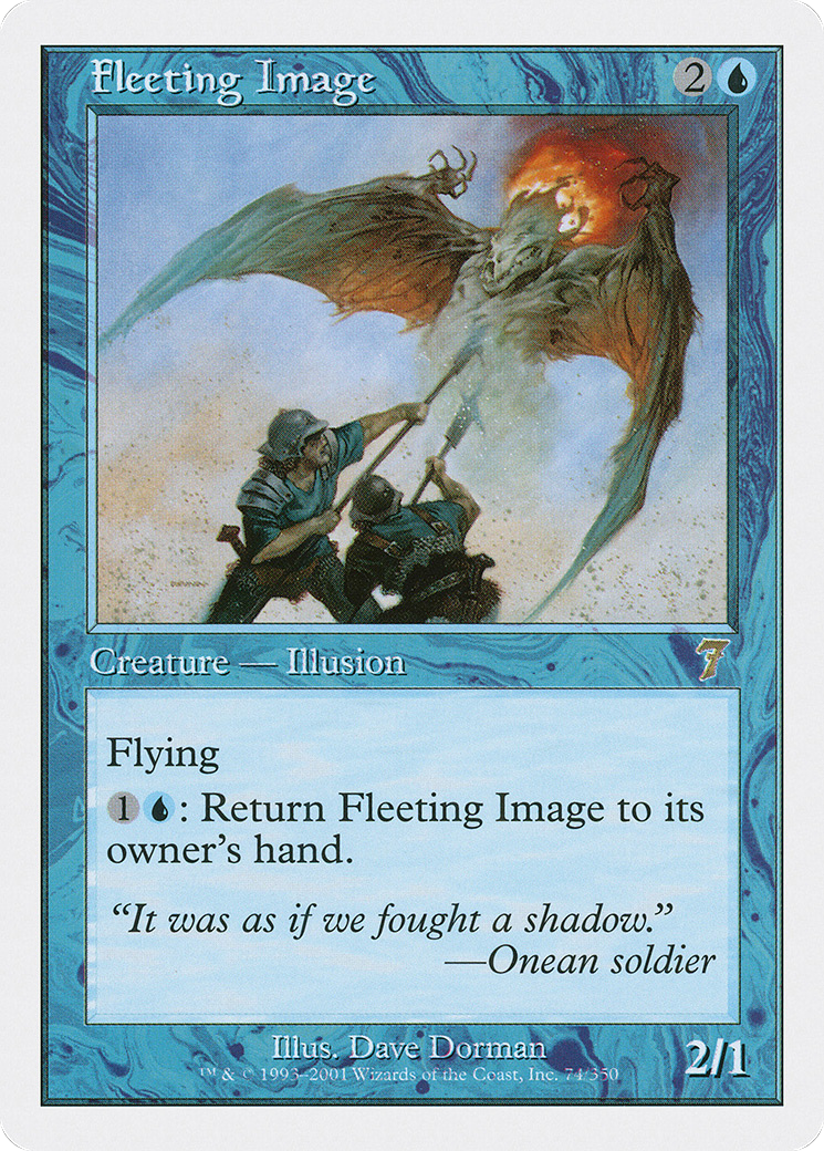 Fleeting Image (7ED-074) - Seventh Edition - Premium MTG Single from Wizards of the Coast - Just $0.08! Shop now at Game Crave Tournament Store