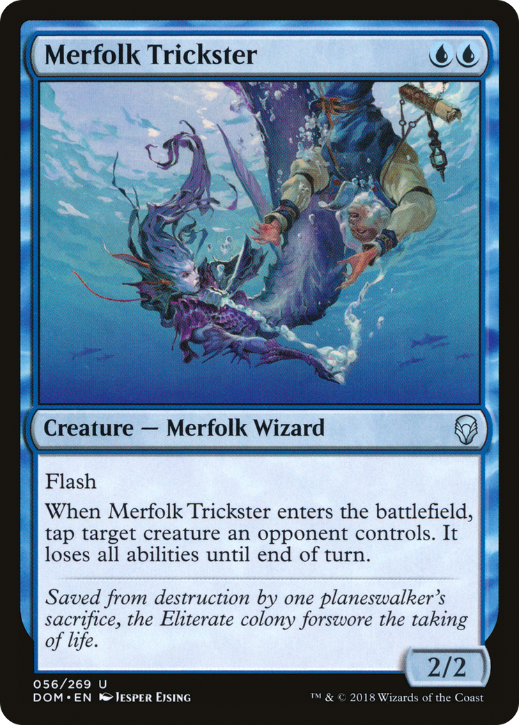 Merfolk Trickster (DOM-056) - Dominaria - Premium MTG Single from Wizards of the Coast - Just $0.08! Shop now at Game Crave Tournament Store