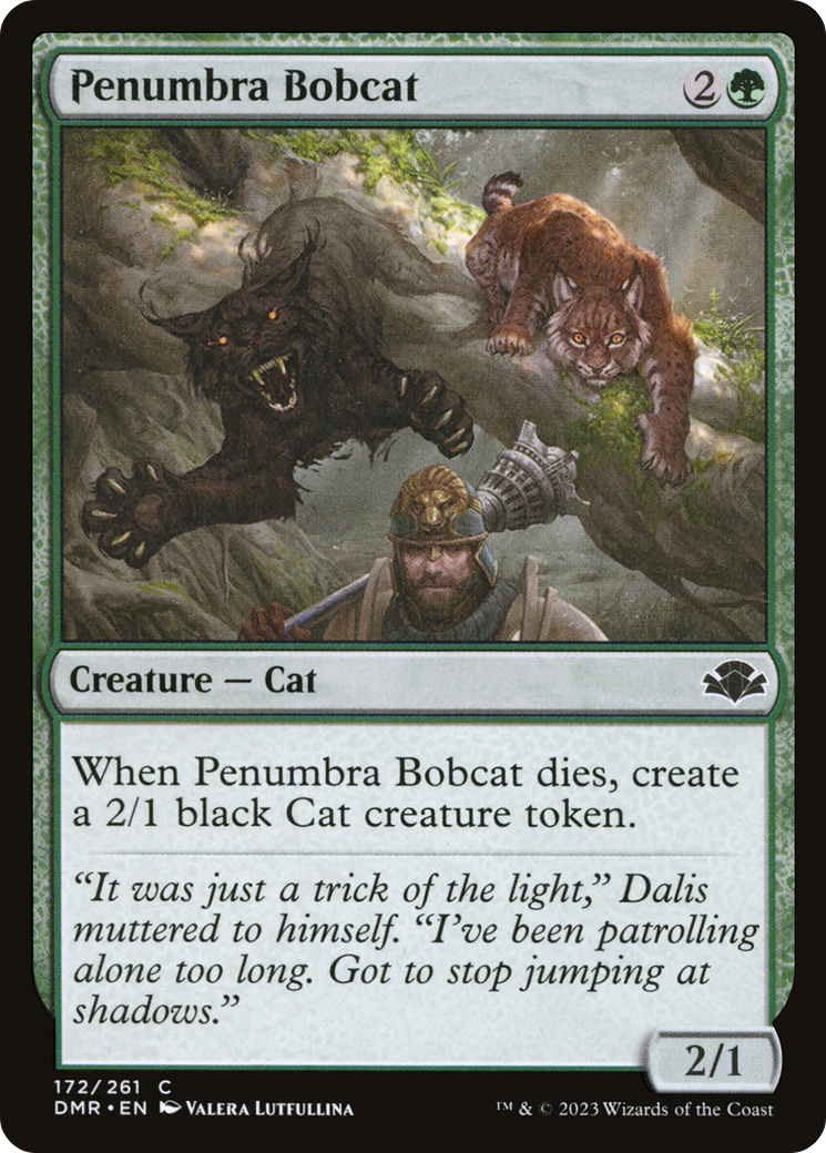 Penumbra Bobcat (DMR-172) - Dominaria Remastered - Premium MTG Single from Wizards of the Coast - Just $0.08! Shop now at Game Crave Tournament Store