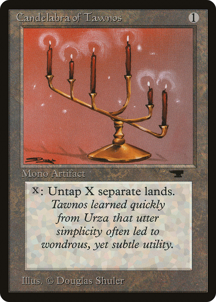 Candelabra of Tawnos (ATQ-043) - Antiquities - Premium MTG Single from Wizards of the Coast - Just $203.88! Shop now at Game Crave Tournament Store