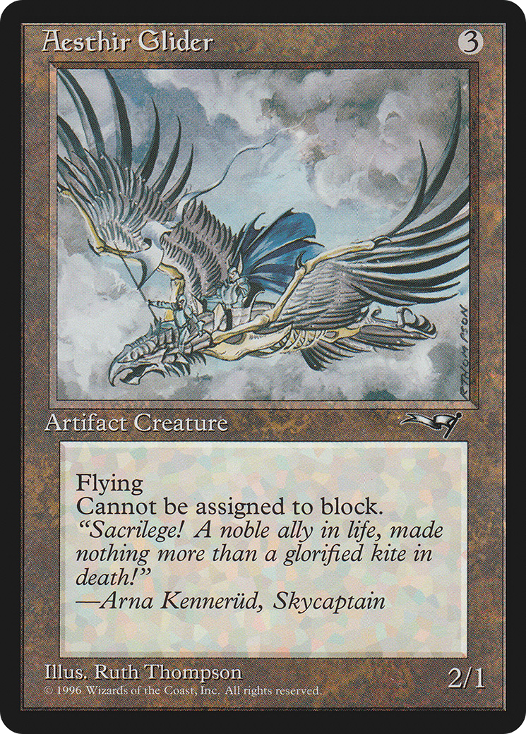 Aesthir Glider (ALL-116A) - Alliances - Premium MTG Single from Wizards of the Coast - Just $0.08! Shop now at Game Crave Tournament Store