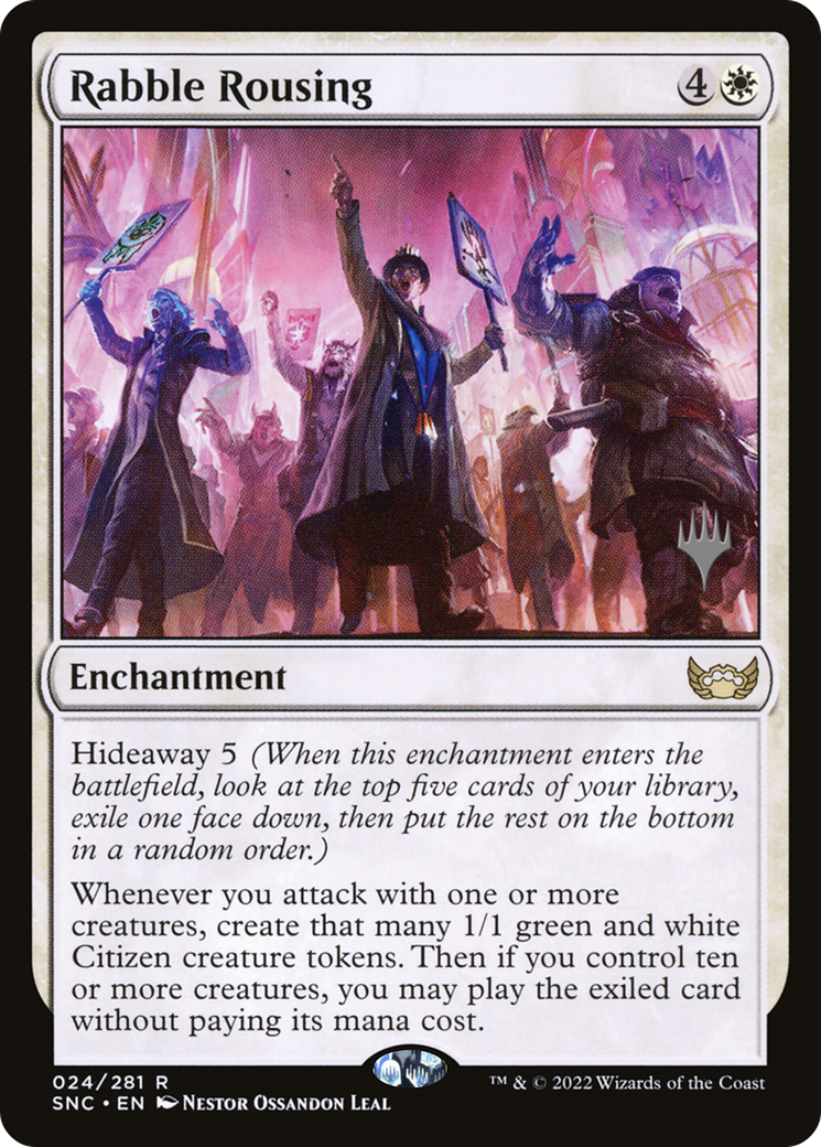Rabble Rousing (PSNC-24P) - Streets of New Capenna Promos - Premium MTG Single from Wizards of the Coast - Just $0.85! Shop now at Game Crave Tournament Store