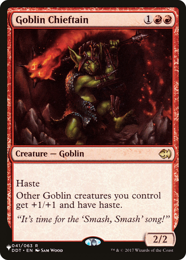 Goblin Chieftain (PLIST-131) - The List - Premium MTG Single from Wizards of the Coast - Just $1.21! Shop now at Game Crave Tournament Store