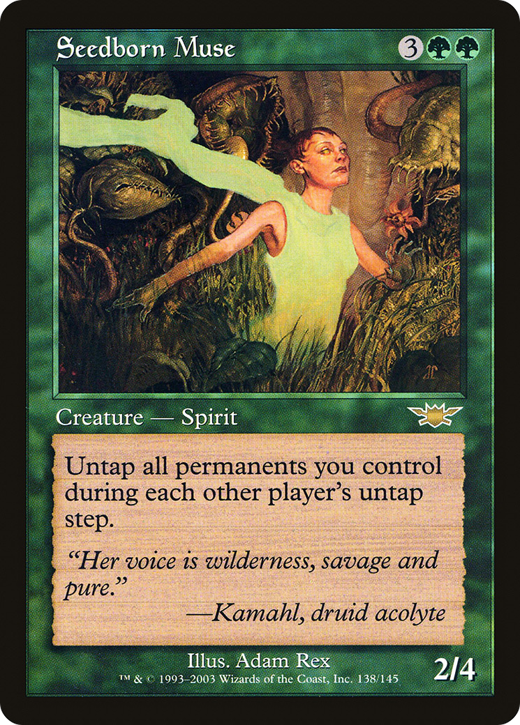 Seedborn Muse (LGN-138) - Legions - Premium MTG Single from Wizards of the Coast - Just $16.20! Shop now at Game Crave Tournament Store