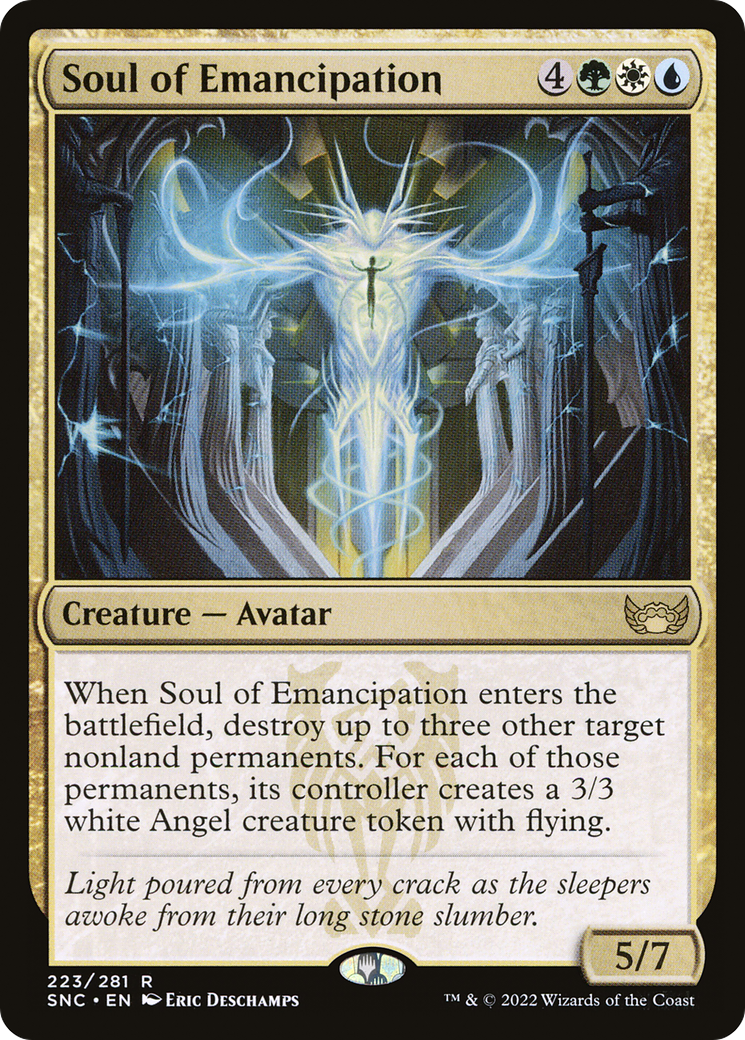 Soul of Emancipation (SNC-223) - Streets of New Capenna - Premium MTG Single from Wizards of the Coast - Just $0.08! Shop now at Game Crave Tournament Store