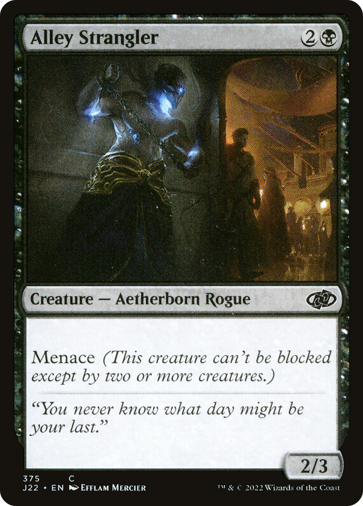 Alley Strangler (J22-375) - Jumpstart 2022 - Premium MTG Single from Wizards of the Coast - Just $0.08! Shop now at Game Crave Tournament Store