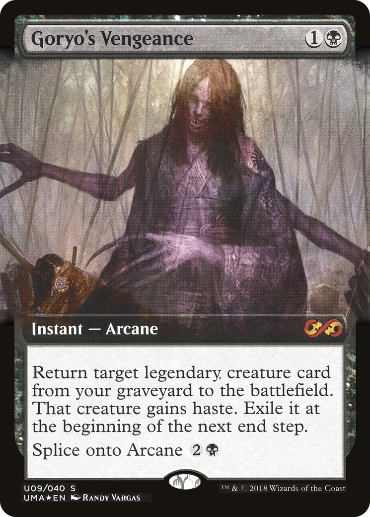Goryo's Vengeance (PUMA-0U9) - Ultimate Box Topper: (Extended Art) Foil - Premium MTG Single from Wizards of the Coast - Just $19.28! Shop now at Game Crave Tournament Store