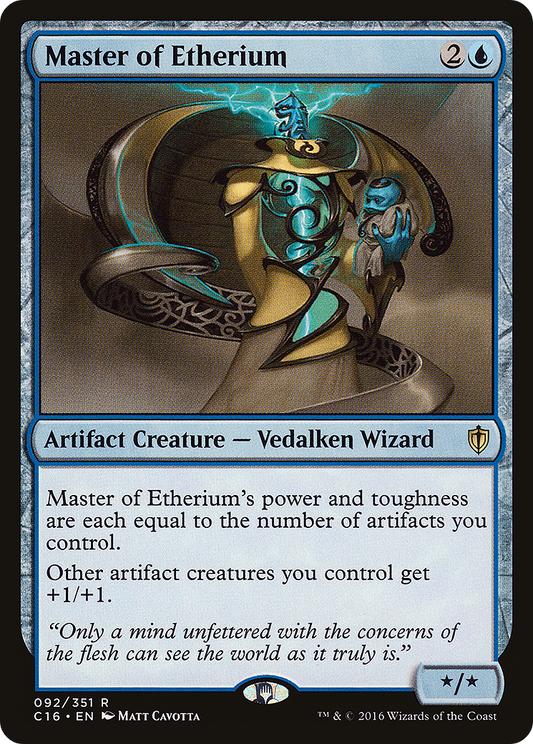Master of Etherium (C16-092) - Commander 2016 - Premium MTG Single from Wizards of the Coast - Just $0.26! Shop now at Game Crave Tournament Store