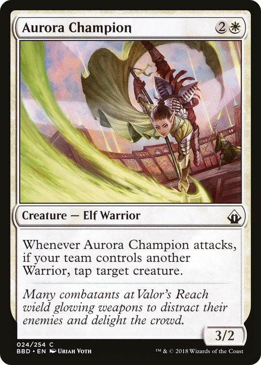 Aurora Champion (BBD-024) - Battlebond - Premium MTG Single from Wizards of the Coast - Just $0.08! Shop now at Game Crave Tournament Store