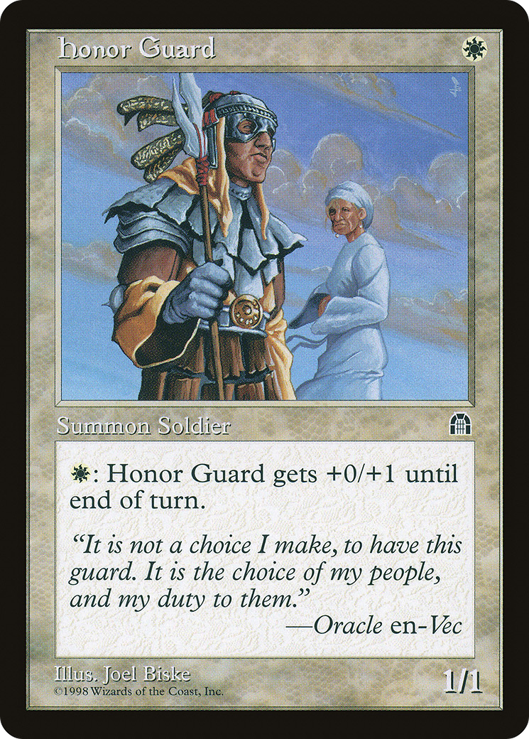 Honor Guard (STH-007) - Stronghold - Premium MTG Single from Wizards of the Coast - Just $0.25! Shop now at Game Crave Tournament Store