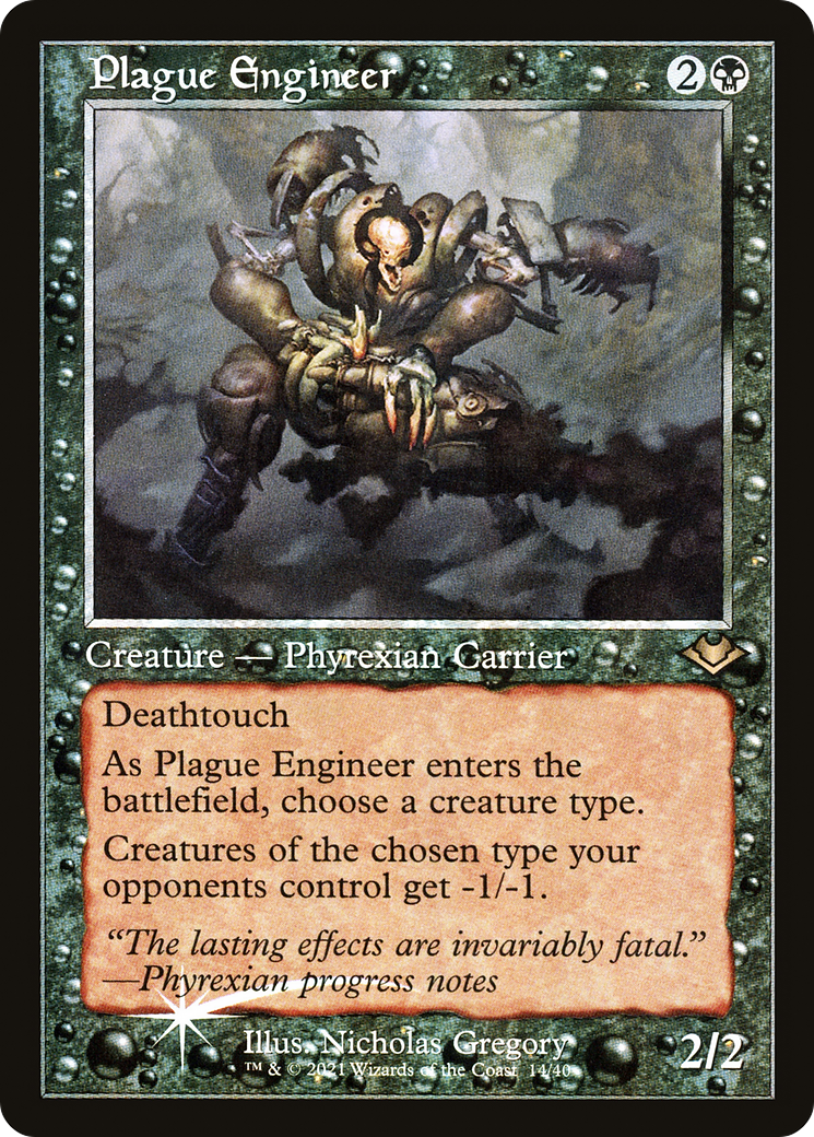 Plague Engineer (H1R-014) - Modern Horizons 1 Timeshifts Foil - Premium MTG Single from Wizards of the Coast - Just $1.63! Shop now at Game Crave Tournament Store