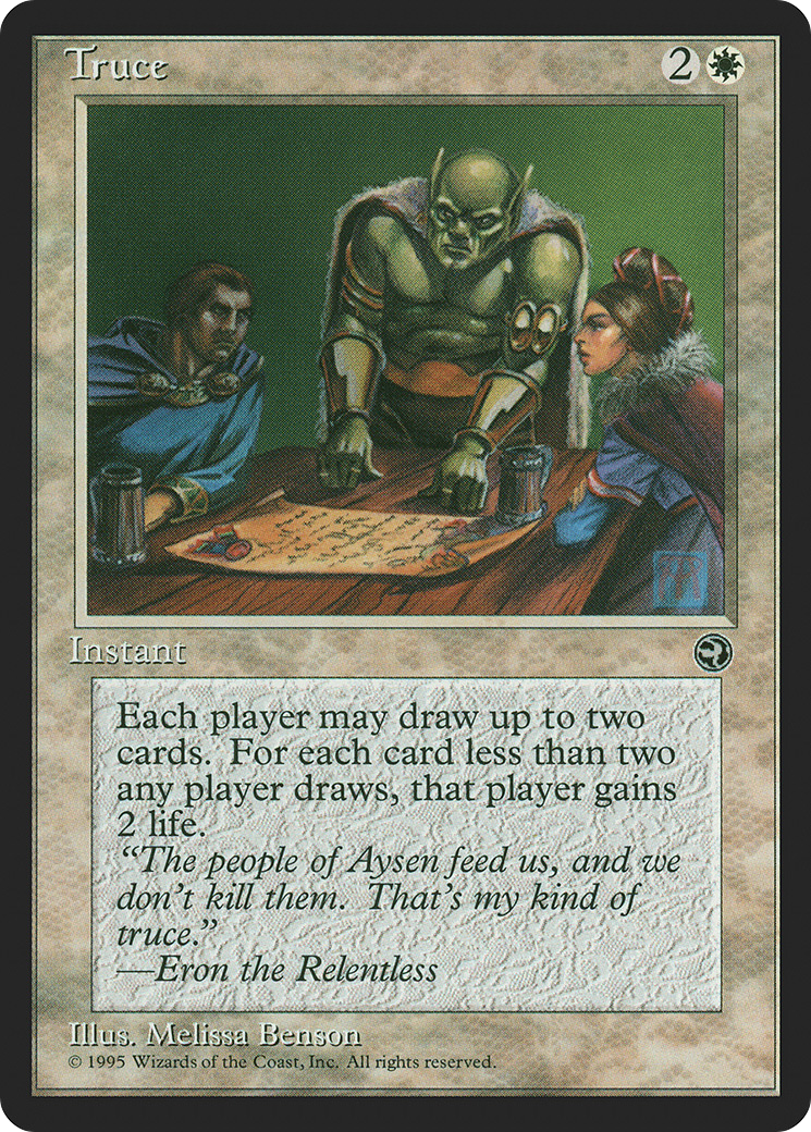 Truce (HML-020) - Homelands - Premium MTG Single from Wizards of the Coast - Just $0.23! Shop now at Game Crave Tournament Store