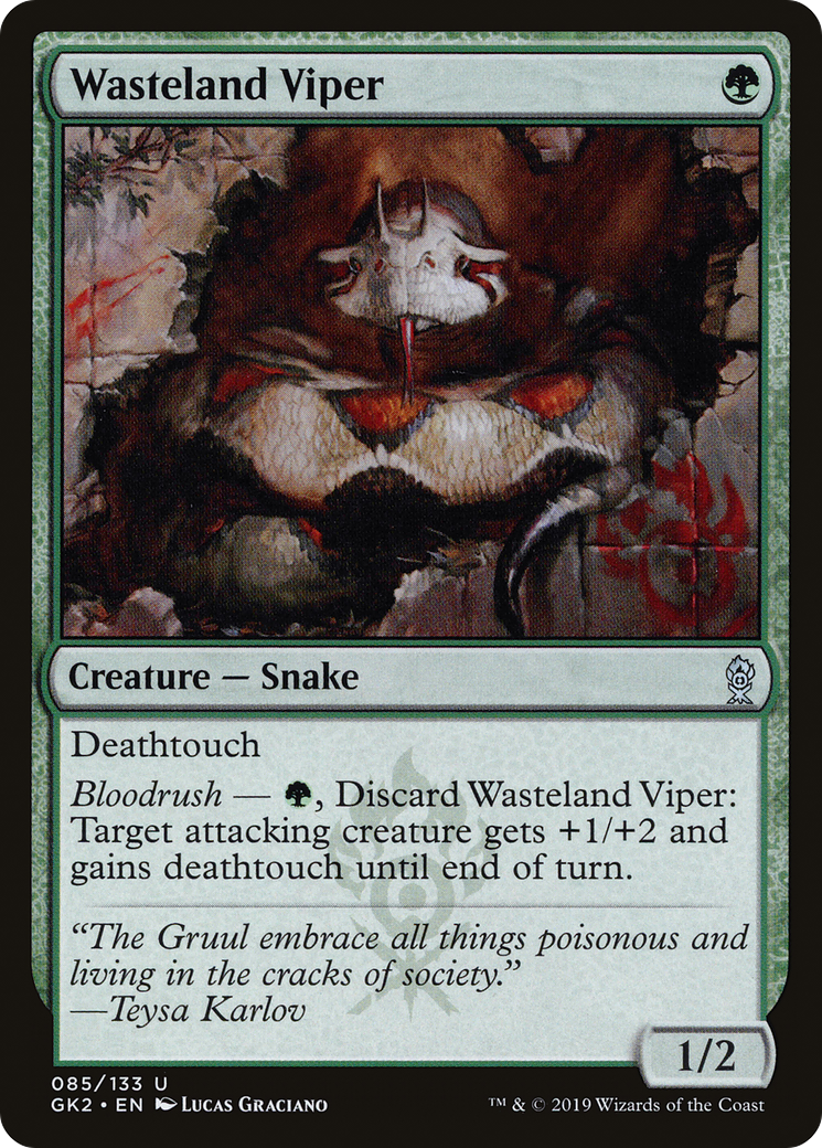 Wasteland Viper (GK2-085) - RNA Guild Kit - Premium MTG Single from Wizards of the Coast - Just $0.36! Shop now at Game Crave Tournament Store