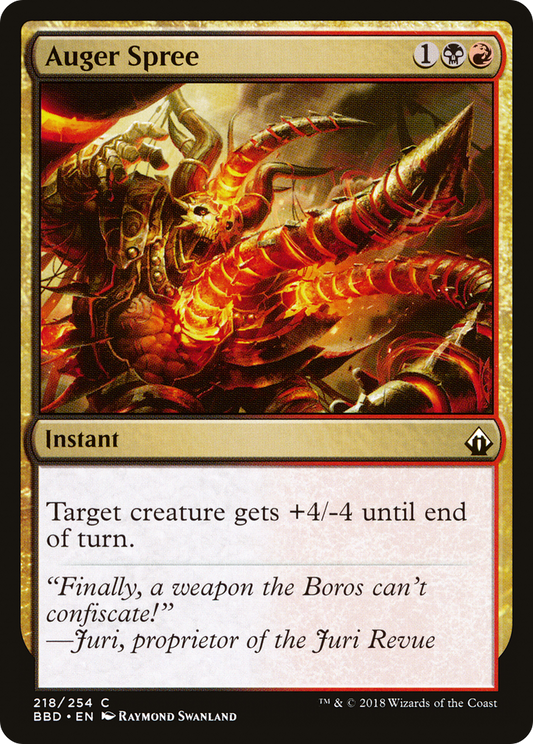 Auger Spree (BBD-218) - Battlebond Foil - Premium MTG Single from Wizards of the Coast - Just $0.08! Shop now at Game Crave Tournament Store