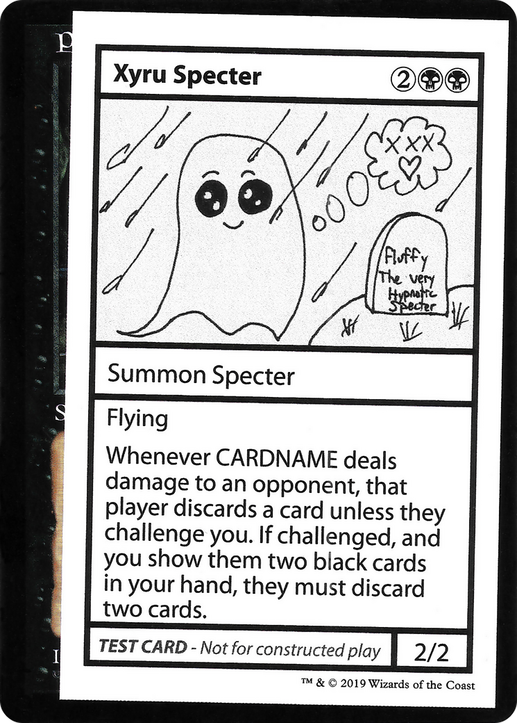 Xyru Specter (CMB2-051) - Mystery Booster Playtest Cards 2021 - Premium MTG Single from Wizards of the Coast - Just $0.08! Shop now at Game Crave Tournament Store
