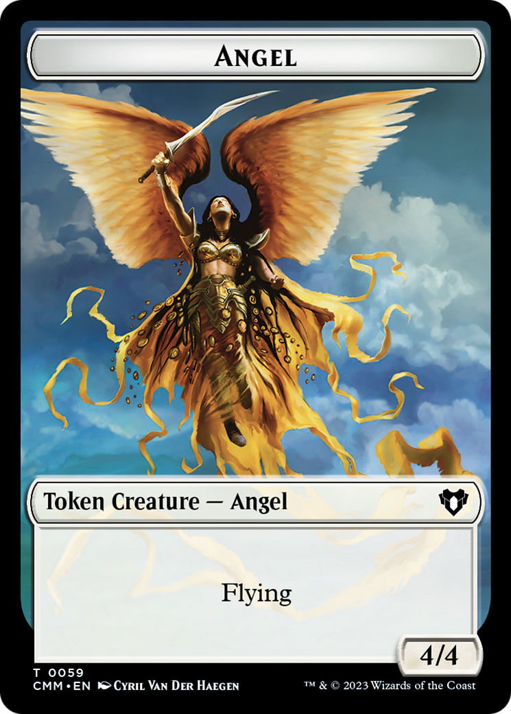Angel (TCMM-059) - Commander Masters Tokens Foil - Premium MTG Single from Wizards of the Coast - Just $0! Shop now at Game Crave Tournament Store