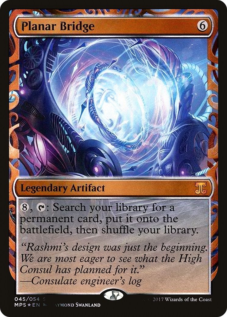 Planar Bridge (MPS-045) - Kaladesh Inventions Foil - Premium MTG Single from Wizards of the Coast - Just $12.40! Shop now at Game Crave Tournament Store
