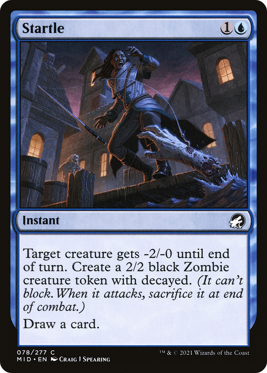 Startle (MID-078) - Innistrad: Midnight Hunt Foil - Premium MTG Single from Wizards of the Coast - Just $0.08! Shop now at Game Crave Tournament Store
