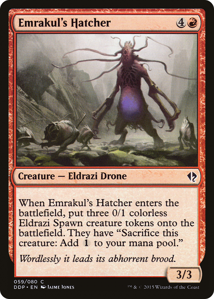 Emrakul's Hatcher (DDP-059) - Duel Decks: Zendikar vs. Eldrazi - Premium MTG Single from Wizards of the Coast - Just $0.25! Shop now at Game Crave Tournament Store