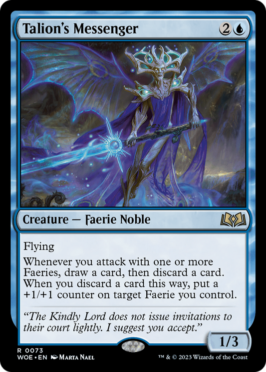 Talion's Messenger (WOE-073) - Wilds of Eldraine - Premium MTG Single from Wizards of the Coast - Just $0.08! Shop now at Game Crave Tournament Store