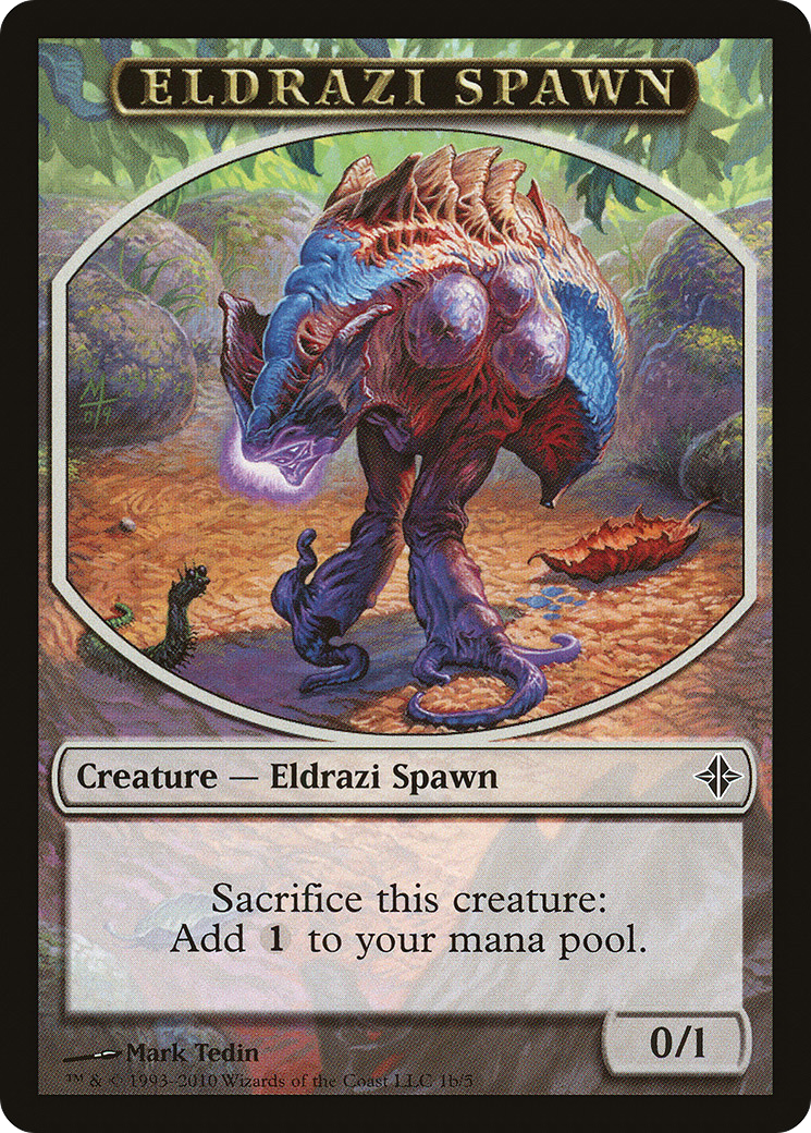 Eldrazi Spawn (TROE-01B) - Rise of the Eldrazi Tokens - Premium MTG Single from Wizards of the Coast - Just $0.58! Shop now at Game Crave Tournament Store