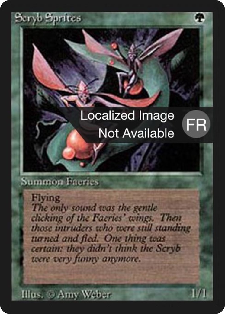 Scryb Sprites (FBB-215) - Foreign Black Border - Premium MTG Single from Wizards of the Coast - Just $0.96! Shop now at Game Crave Tournament Store