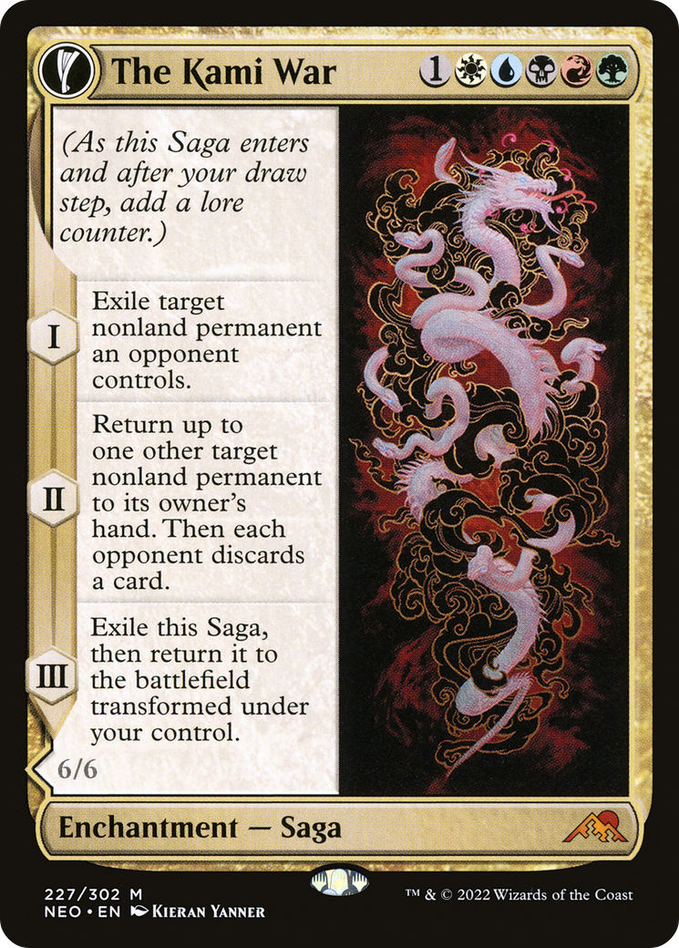 The Kami War // O-Kagachi Made Manifest (NEO-227) - Kamigawa: Neon Dynasty: (fandfc) Foil - Premium MTG Single from Wizards of the Coast - Just $0.75! Shop now at Game Crave Tournament Store