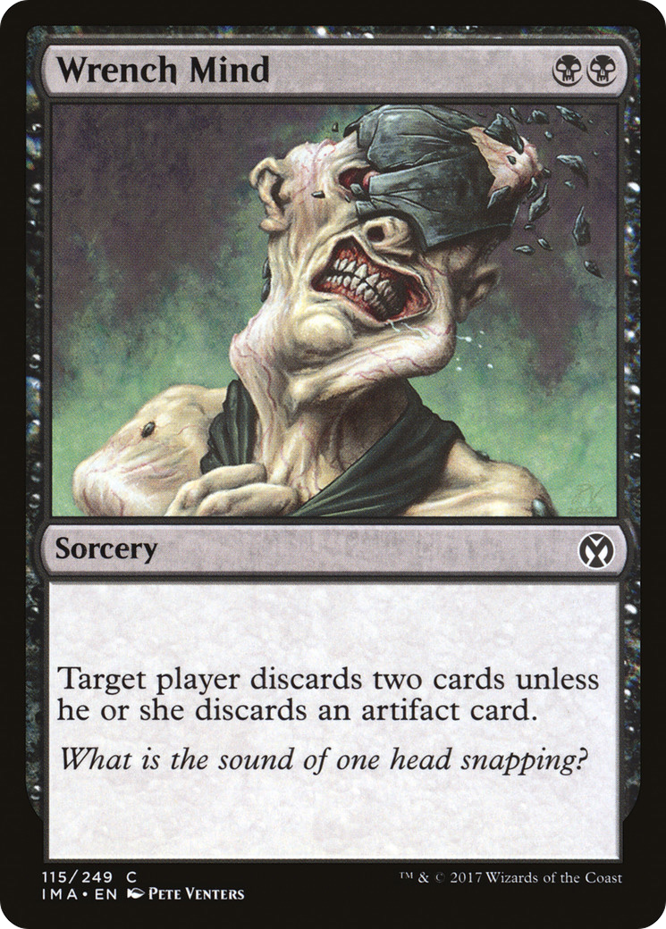 Wrench Mind (IMA-115) - Iconic Masters - Premium MTG Single from Wizards of the Coast - Just $0.08! Shop now at Game Crave Tournament Store