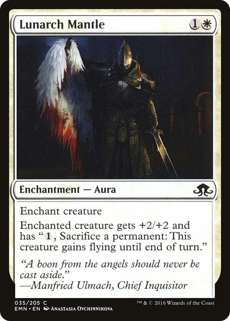 Lunarch Mantle (EMN-035) - Eldritch Moon - Premium MTG Single from Wizards of the Coast - Just $0.08! Shop now at Game Crave Tournament Store