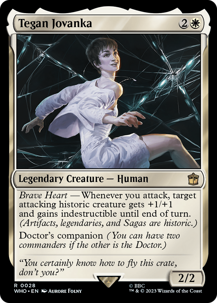 Tegan Jovanka (WHO-028) - Doctor Who - Premium MTG Single from Wizards of the Coast - Just $0.08! Shop now at Game Crave Tournament Store